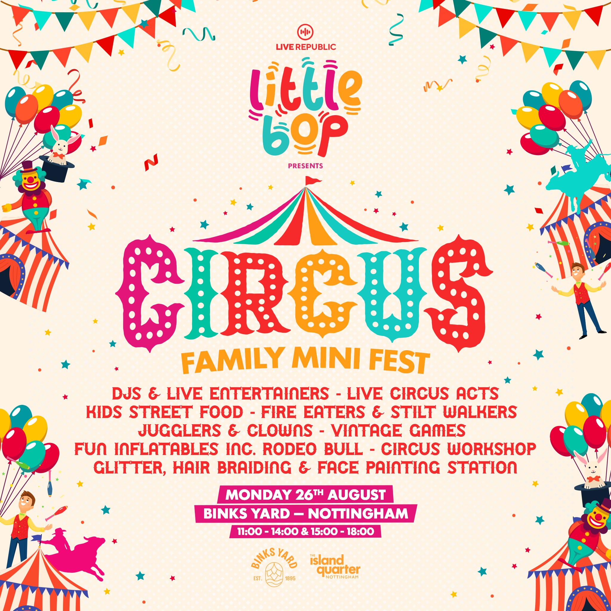 Little Bop Mini Circus – Family Mini Fest