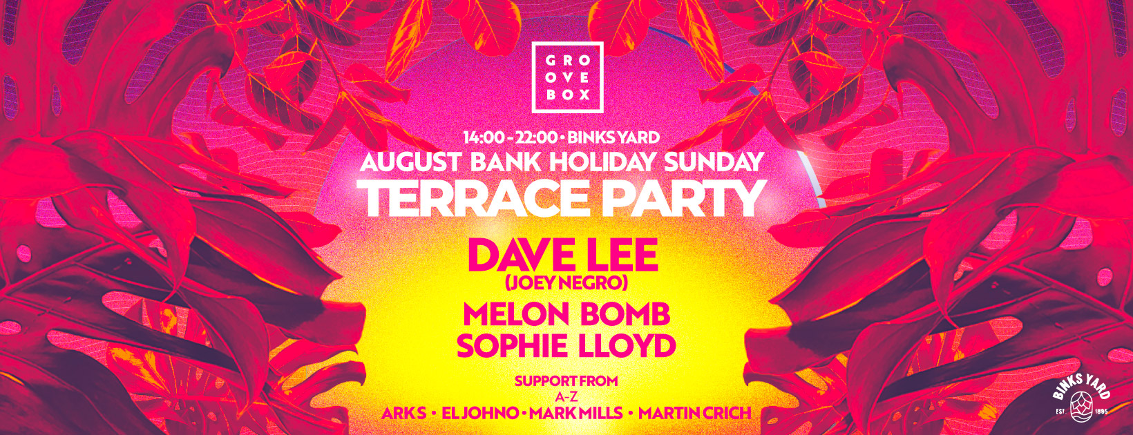 Dave Lee Bank Holiday Terrace Party