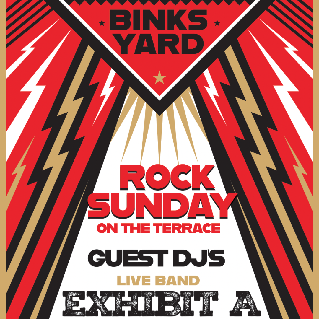 Rock Sunday on the terrace