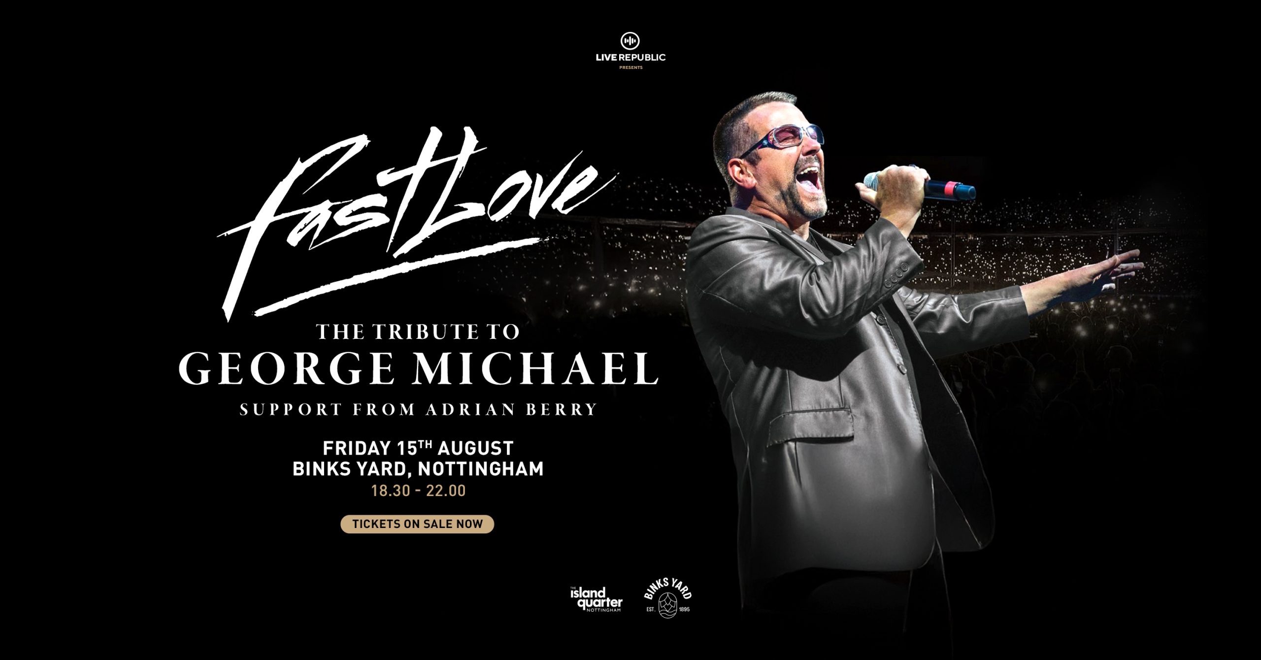 Fast Love a tribute to George Michael at Binks Yard