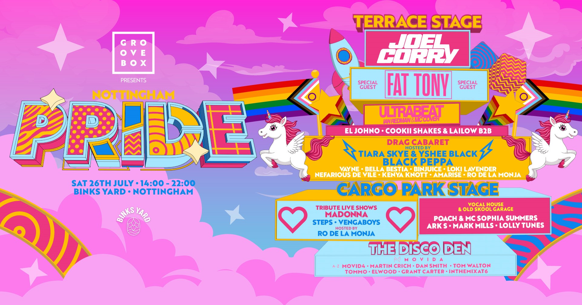 Groovebox Pride Festival with Joel Corry, Fat Tony & more!