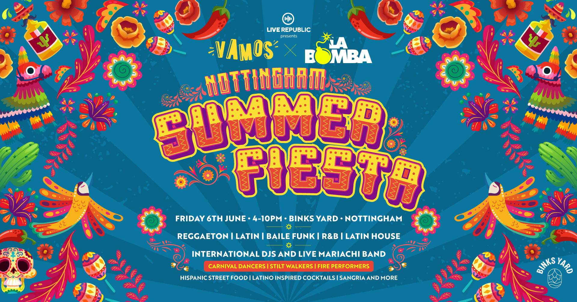 Nottingham’s Summer Fiesta 2025 | VAMOS X LA BOMBA