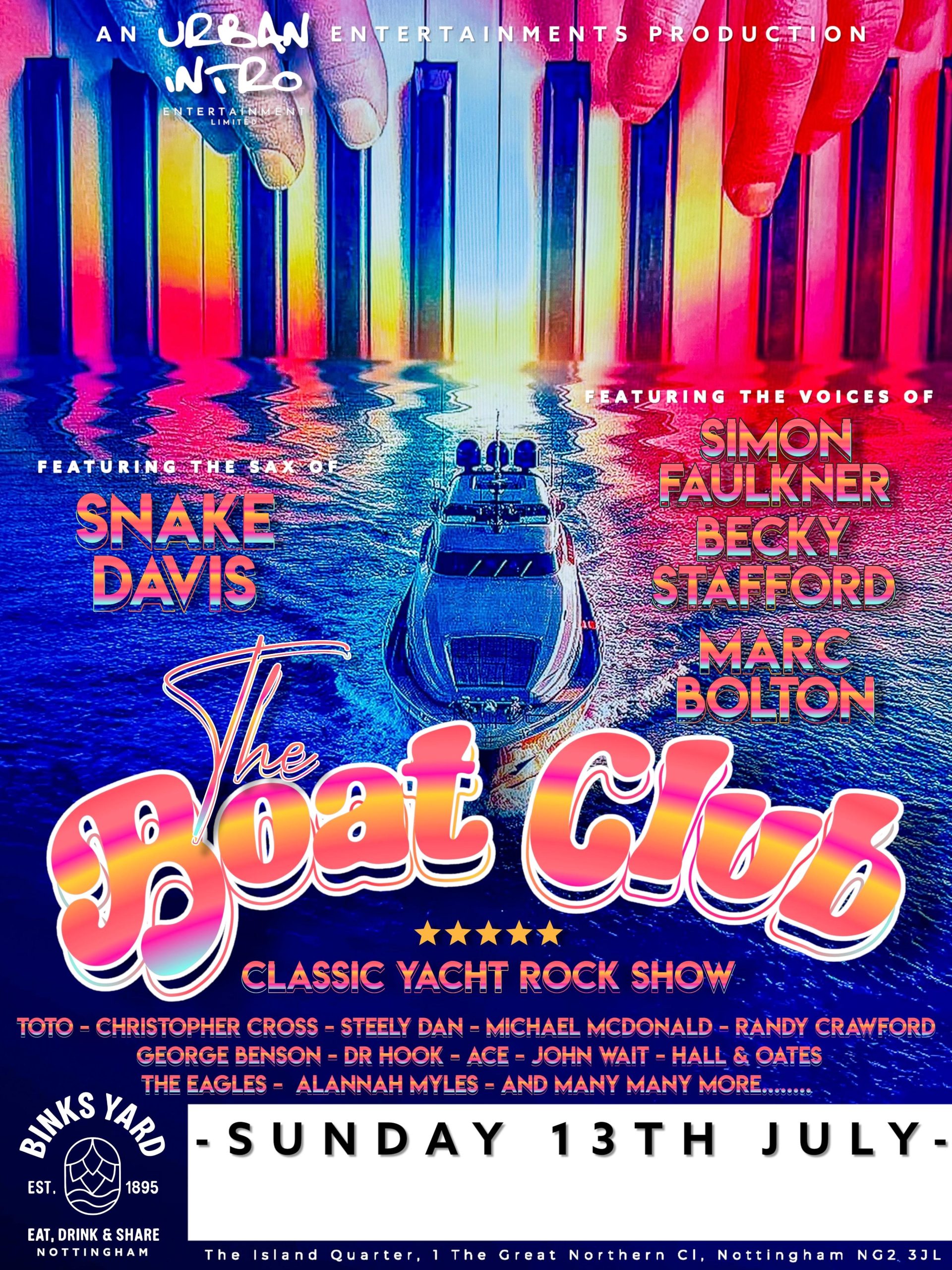 The Boat Club – Classic Yacht Rock Show