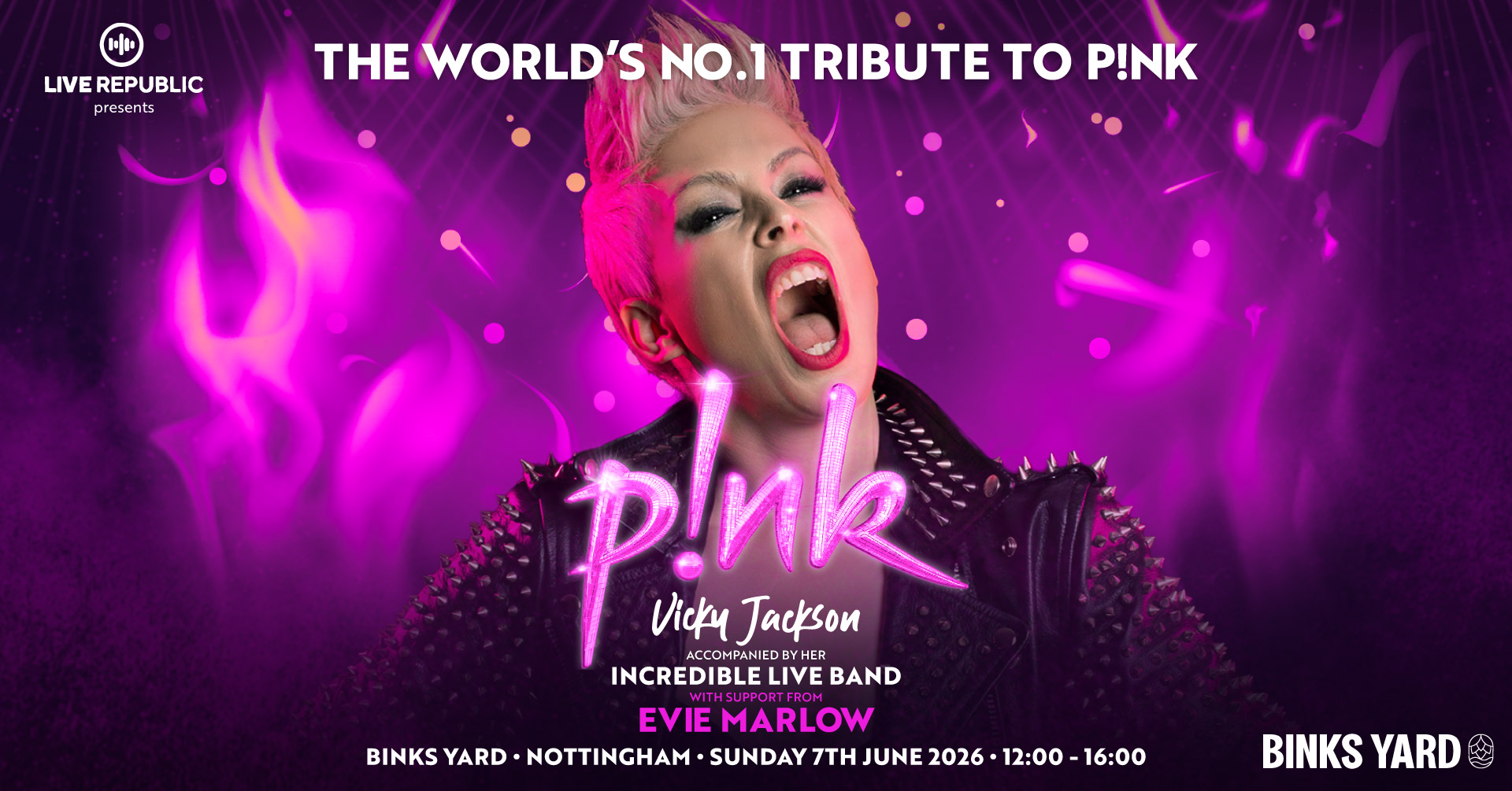 Pink as Vicky Jackson